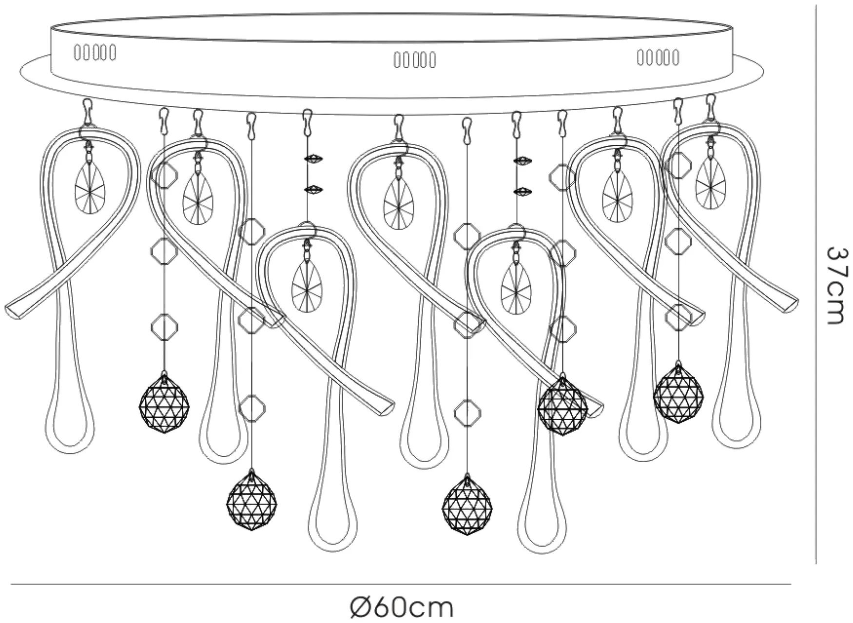 Class Crystal Ceiling Lights Diyas Flush Crystal Fittings Class Crystal Ceiling Lights Diyas Flush Crystal Fittings